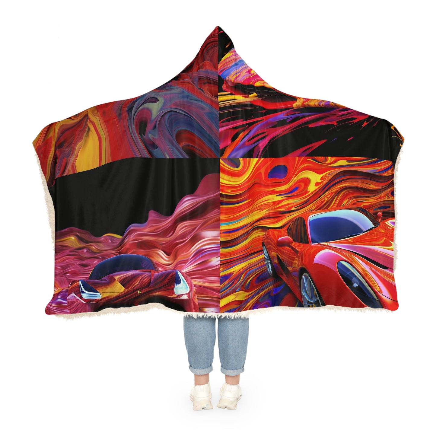 Snuggle Hooded Blanket Ferrari Water Fusion 5