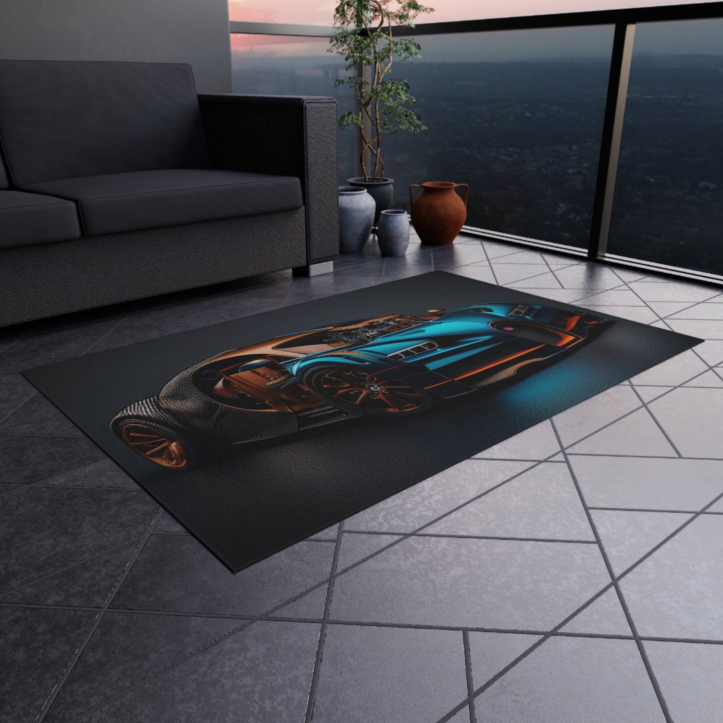 Outdoor Rug  Bugatti Blue 4