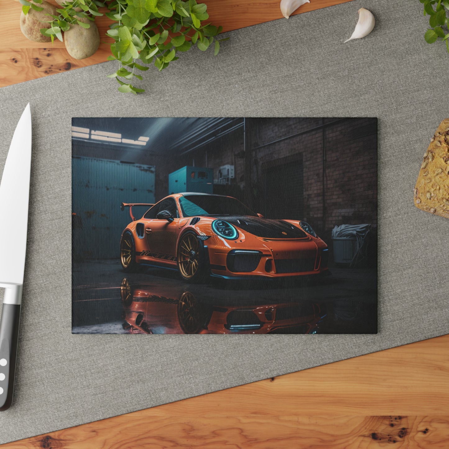 Glass Cutting Board Porsche Color 1