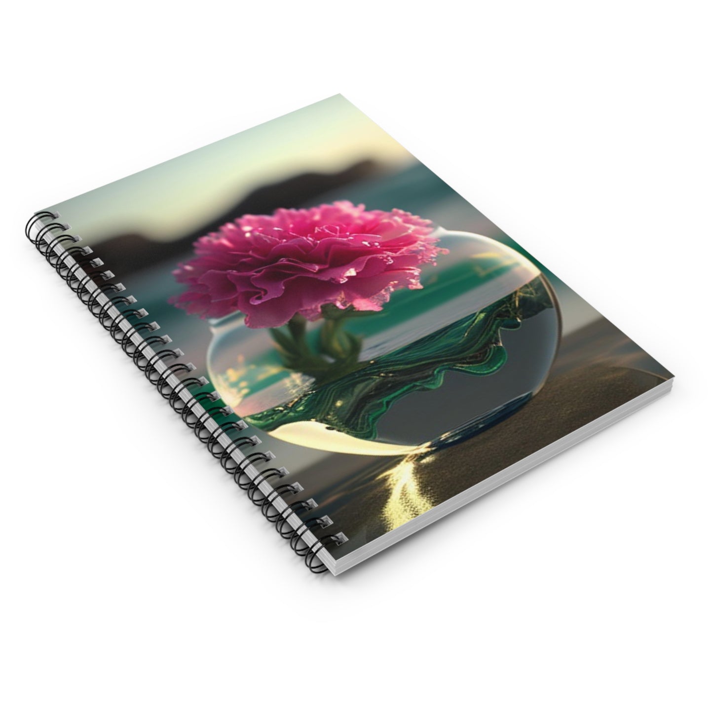 Spiral Notebook - Ruled Line Carnation 3