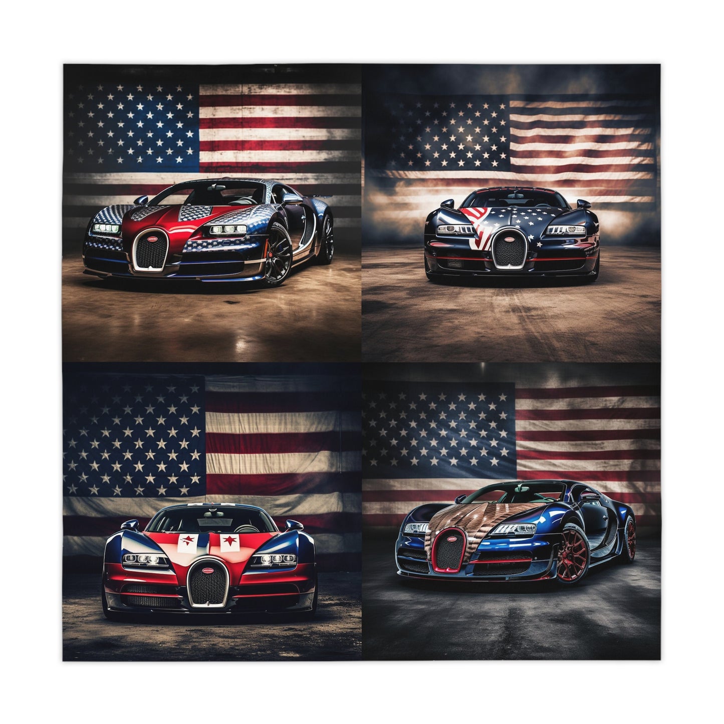 Tablecloth Bugatti American Flag 5