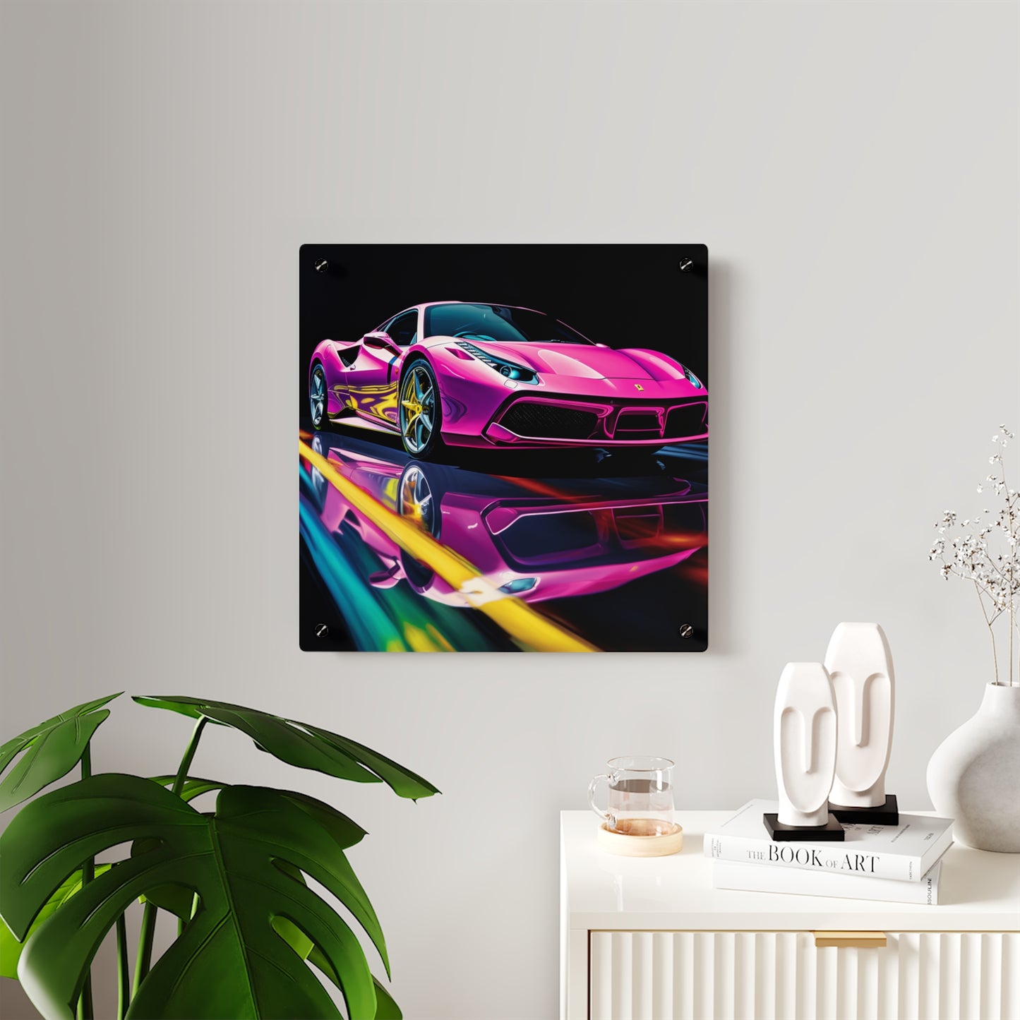 Acrylic Wall Art Panels Ferrari Flair Macro 4