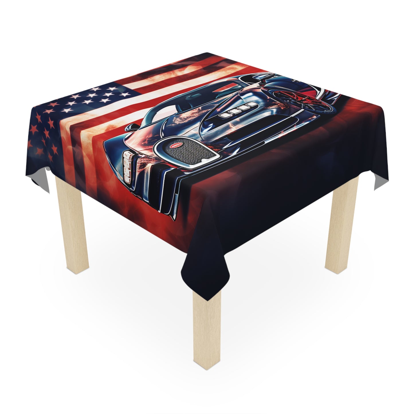 Tablecloth Abstract American Flag Background Bugatti 4