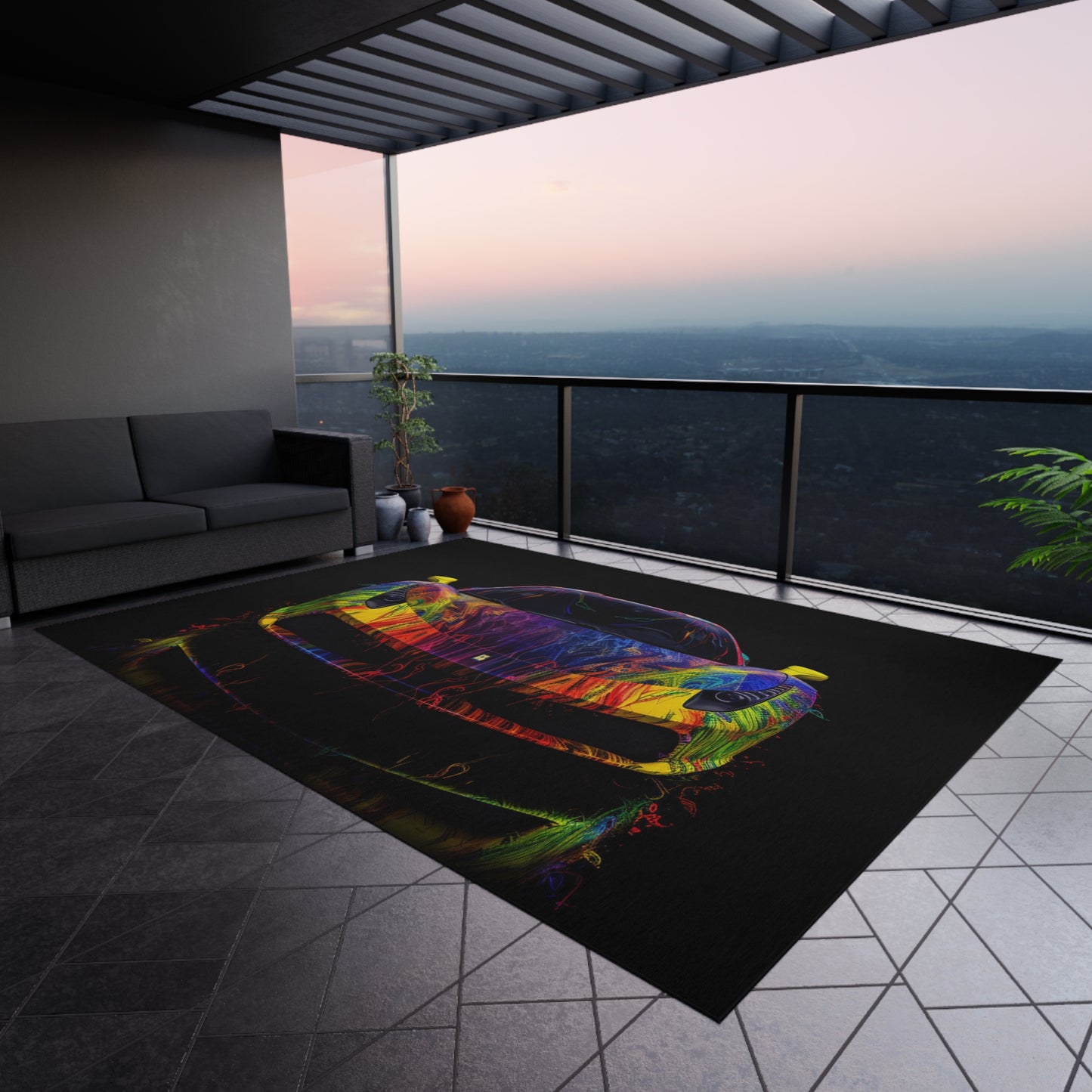 Outdoor Rug  Ferrari Color 2