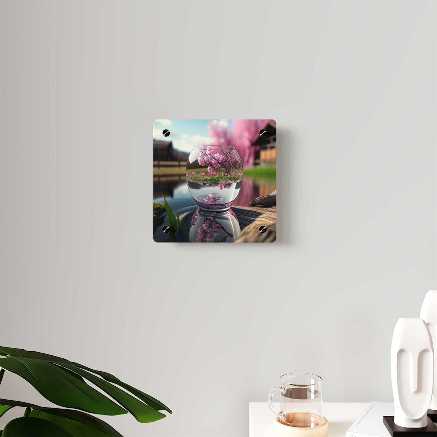 Acrylic Wall Art Panels Cherry Blossom 2