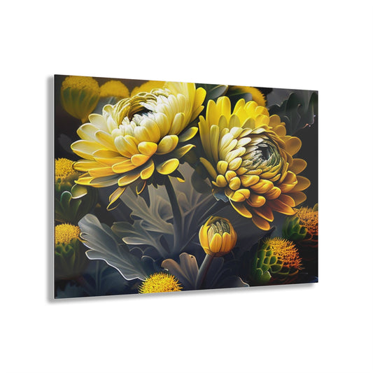 Acrylic Prints Yellow Hermosas Flores Amarillas 2