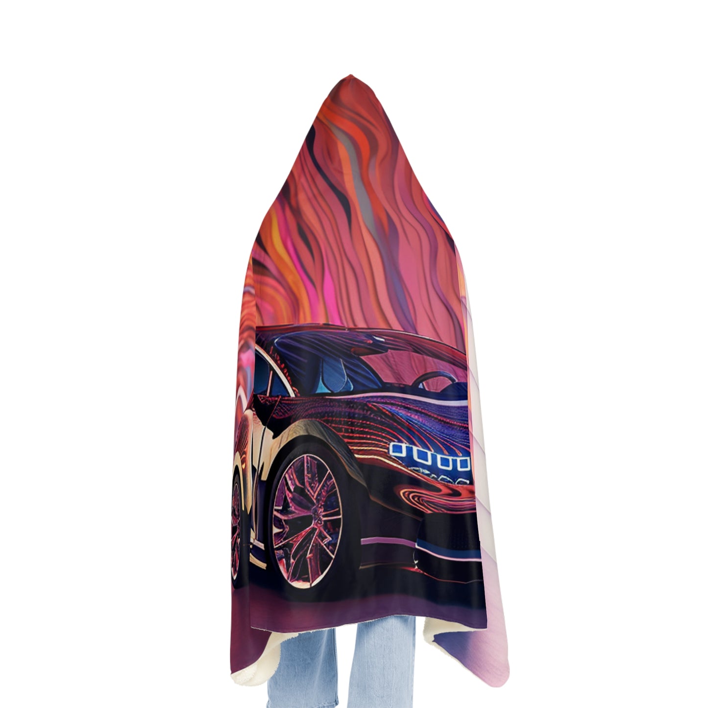 Snuggle Hooded Blanket Bugatti Abstract Flair 4