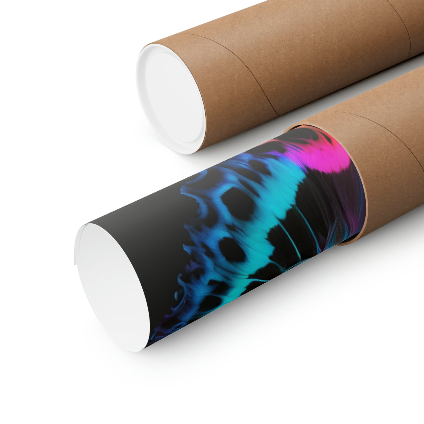 Premium Matte Vertical Posters Raw Florescent Glow 2