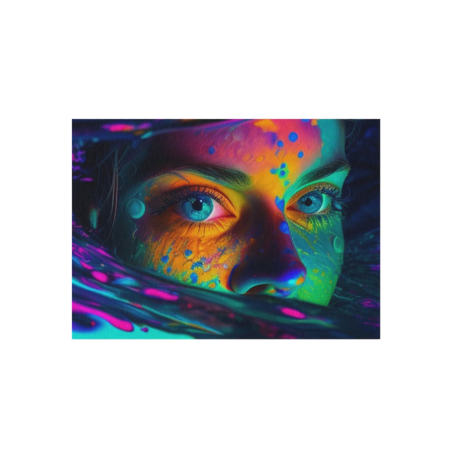 Outdoor Rug  Florescent Glow 3