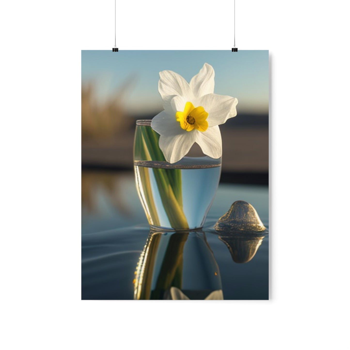 Premium Matte Vertical Posters Daffodil 4