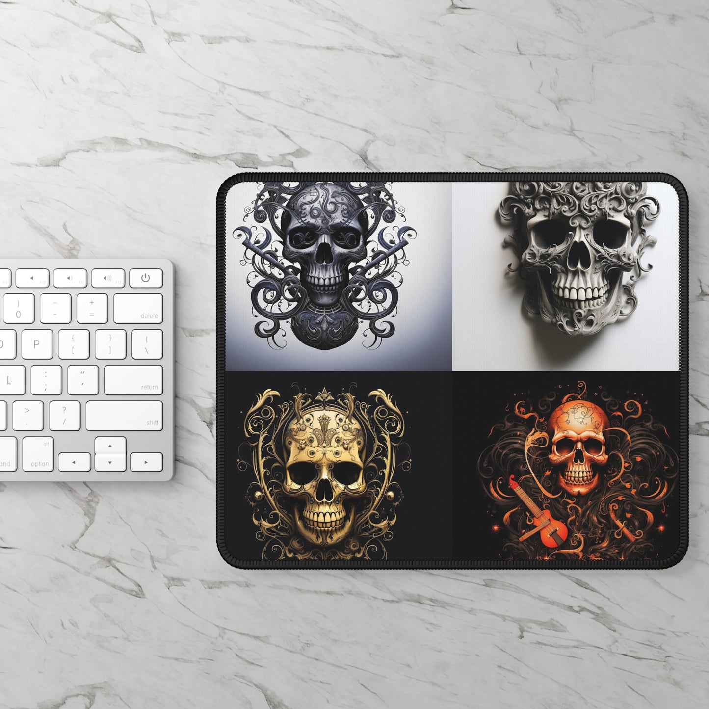 Gaming Mouse Pad  Skull Treble Clef 5