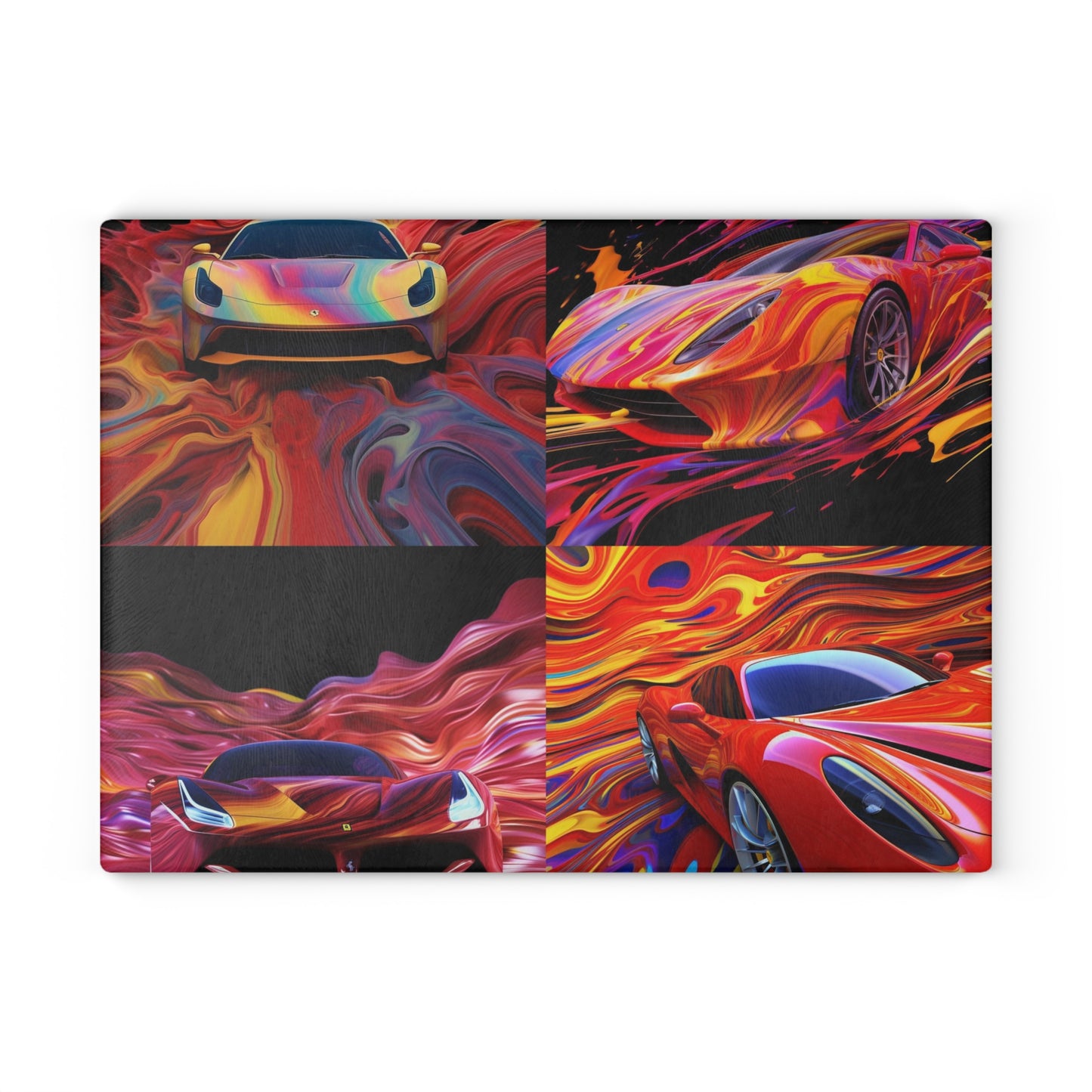 Glass Cutting Board Ferrari Water Fusion 5