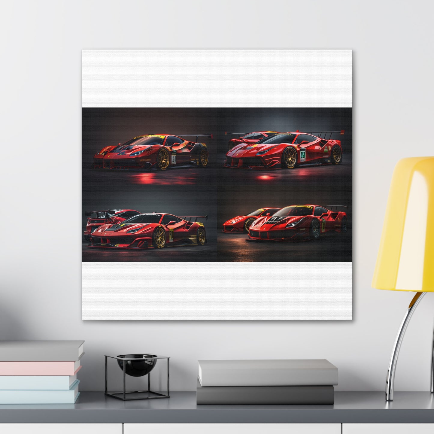 Canvas Gallery Wraps Ferrari Red 5