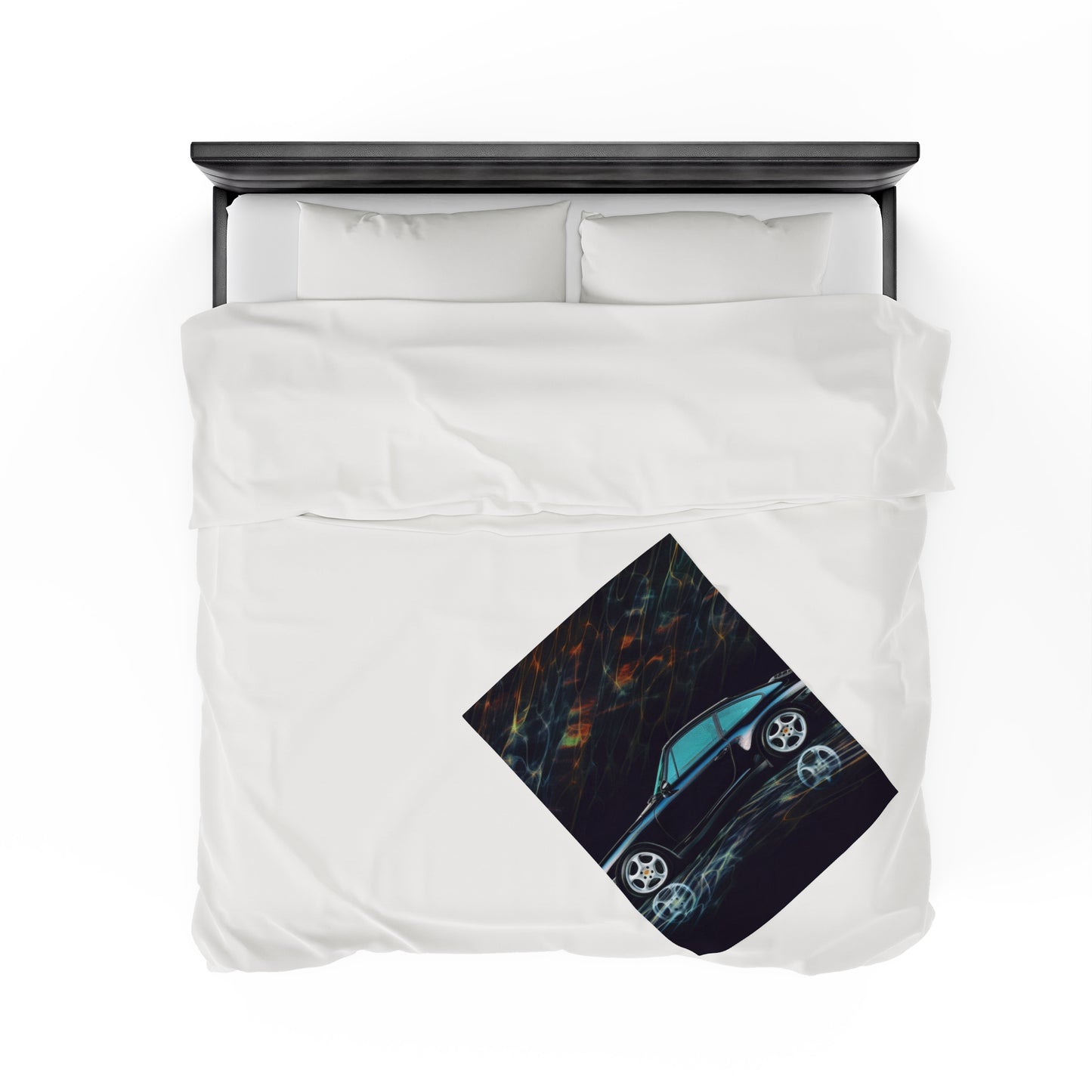 Velveteen Plush Blanket Porsche 933 2