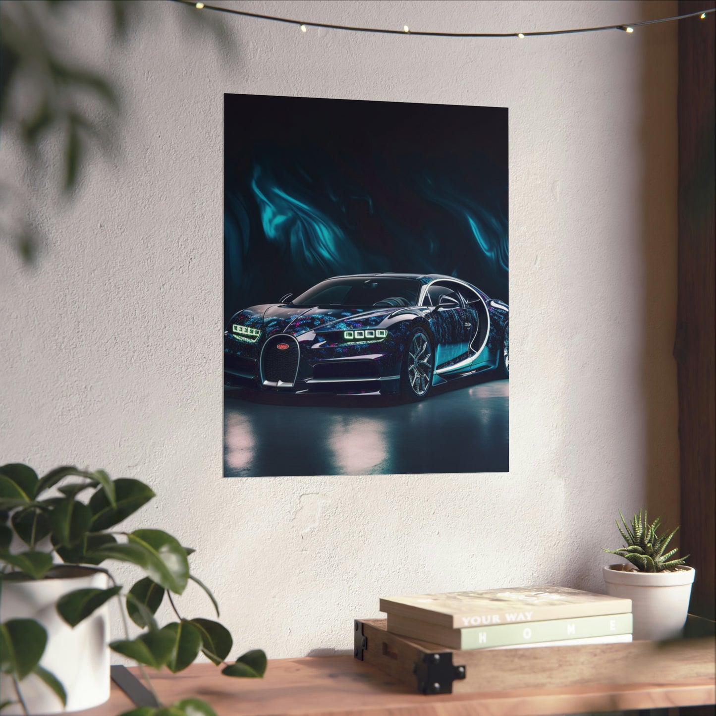 Premium Matte Vertical Posters Hyper Bugatti 1