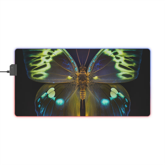 LED Gaming Mouse Pad Neon Hue Butterfly 1