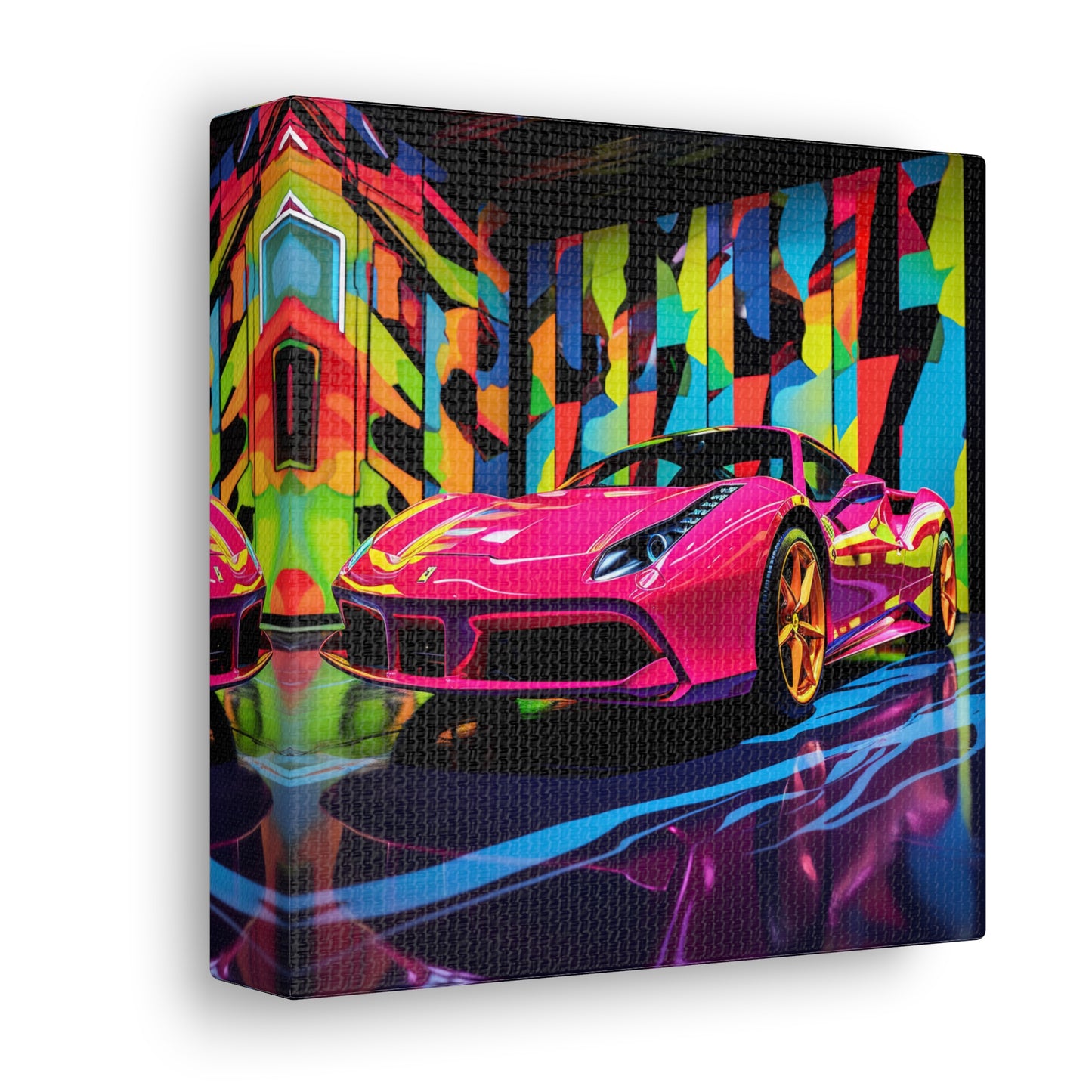 Canvas Gallery Wraps Ferrari Flair Macro 1