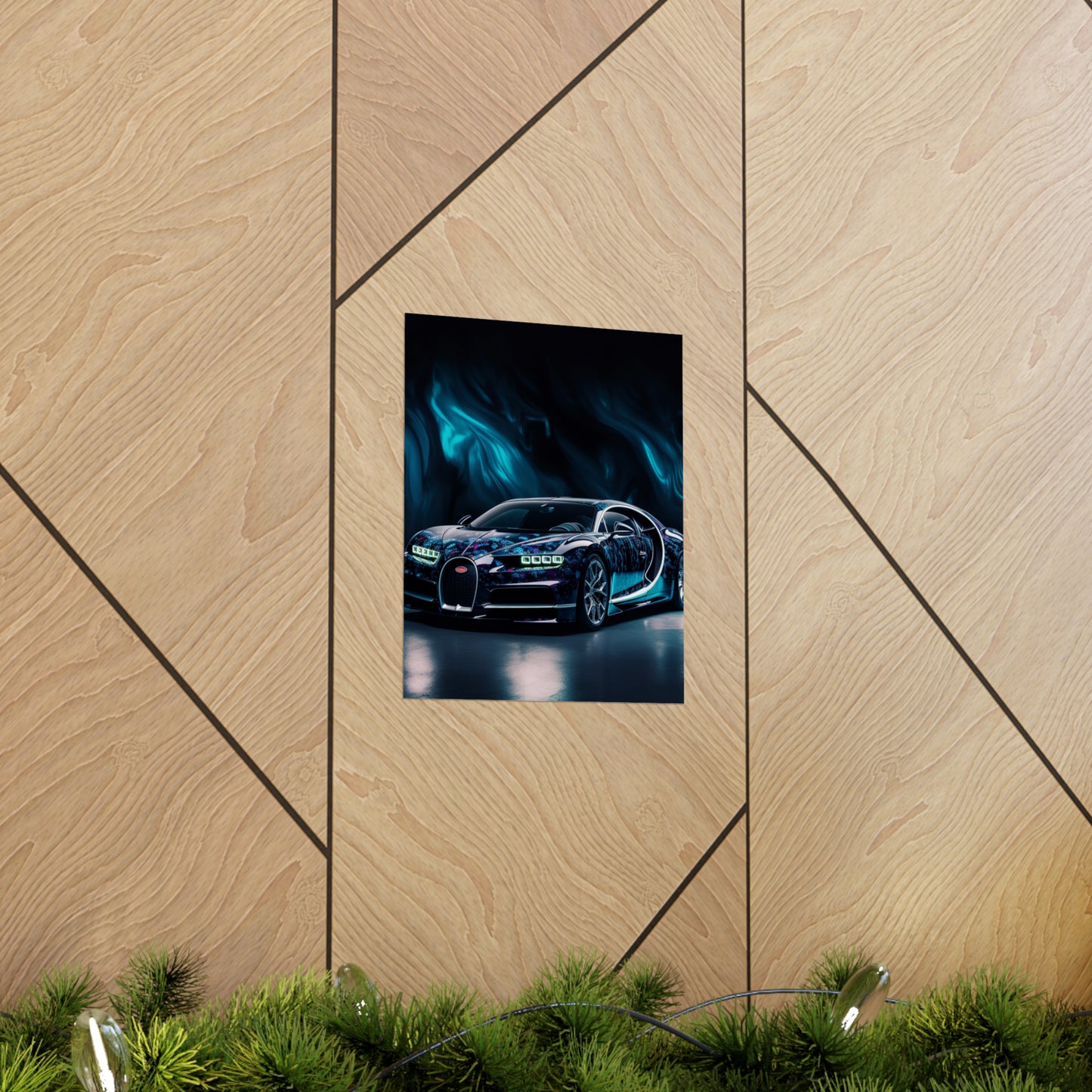 Premium Matte Vertical Posters Hyper Bugatti 1