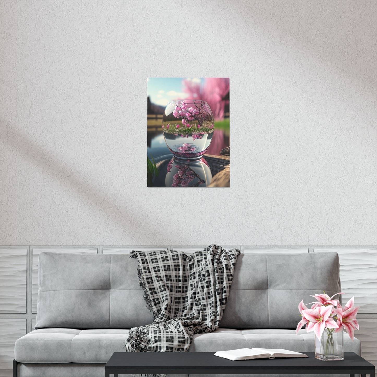 Premium Matte Vertical Posters Cherry Blossom 2