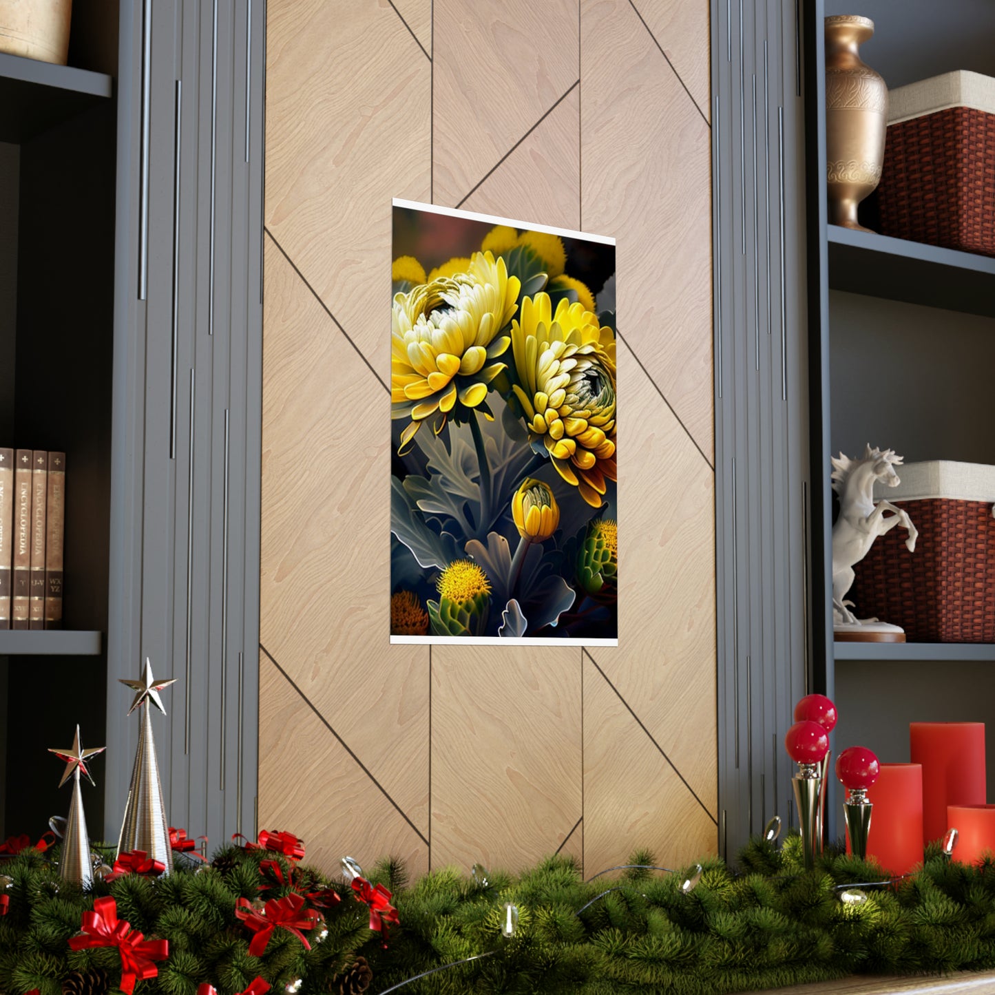 Premium Matte Vertical Posters Yellow Hermosas Flores Amarillas 2