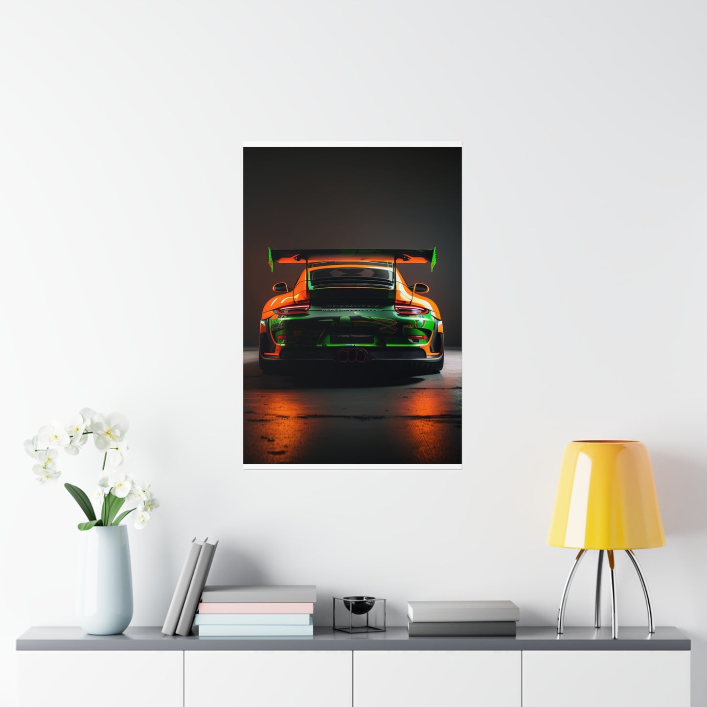 Premium Matte Vertical Posters Porsche Color 3