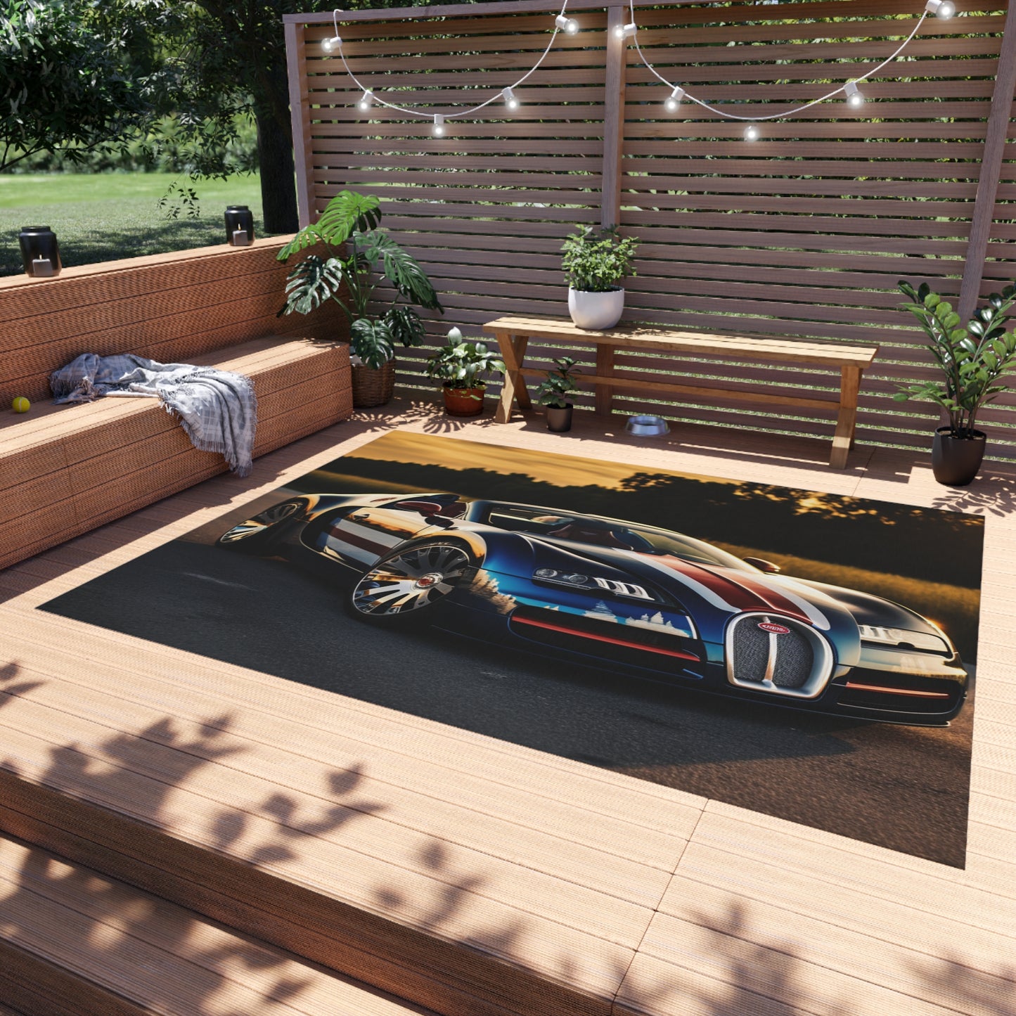 Outdoor Rug  Bugatti Flag American 3