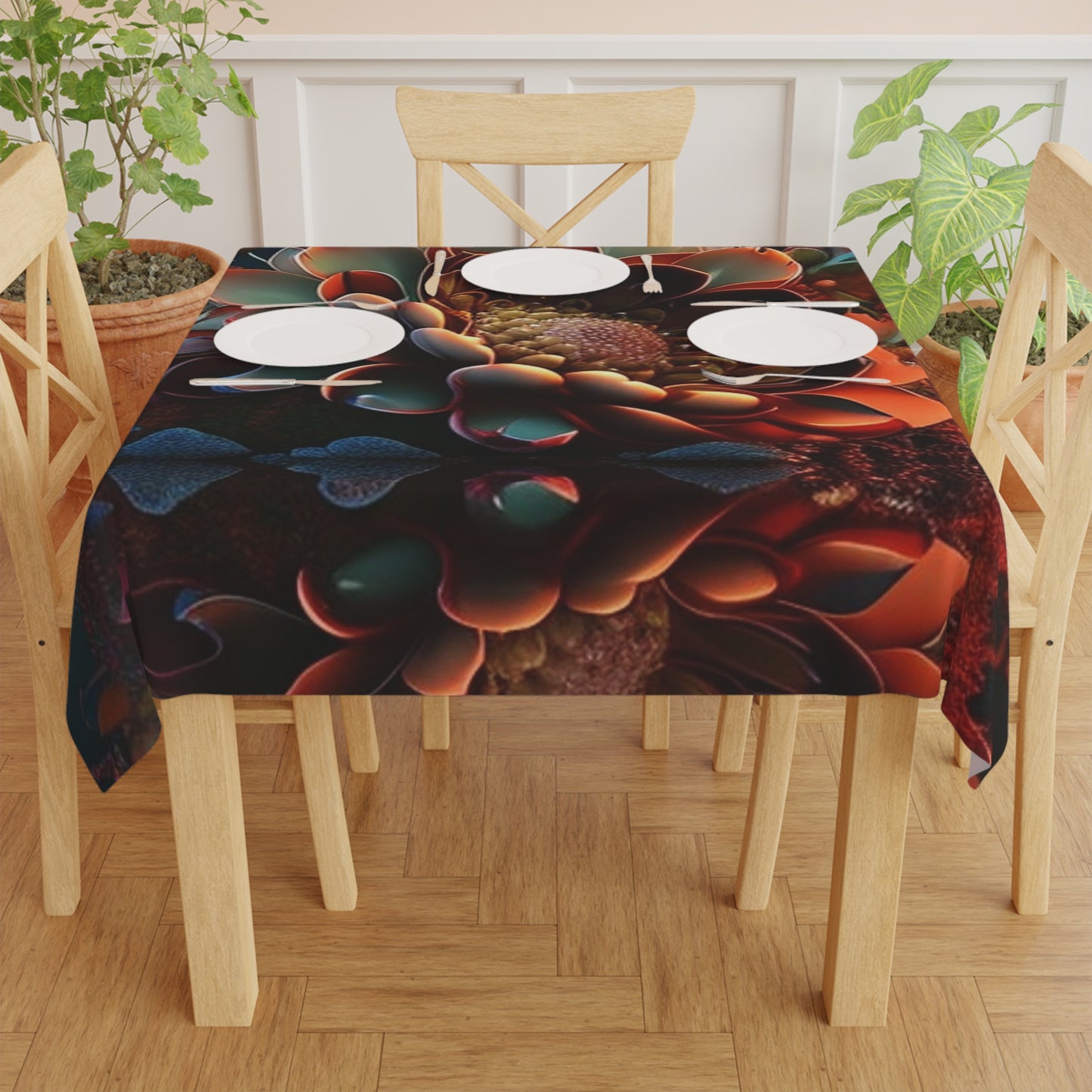 Tablecloth Flower Arangment 4