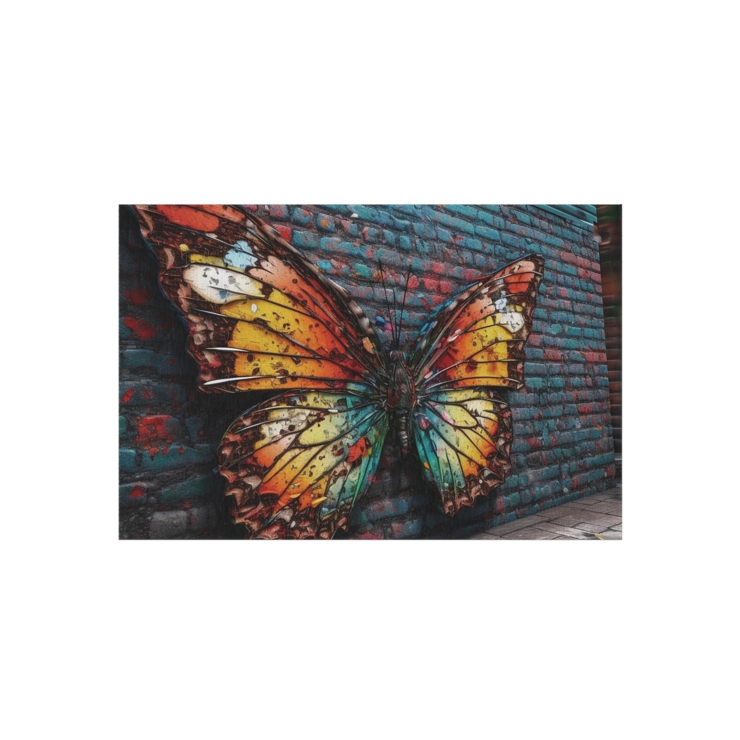 Outdoor Rug  Liquid Street Butterfly 2