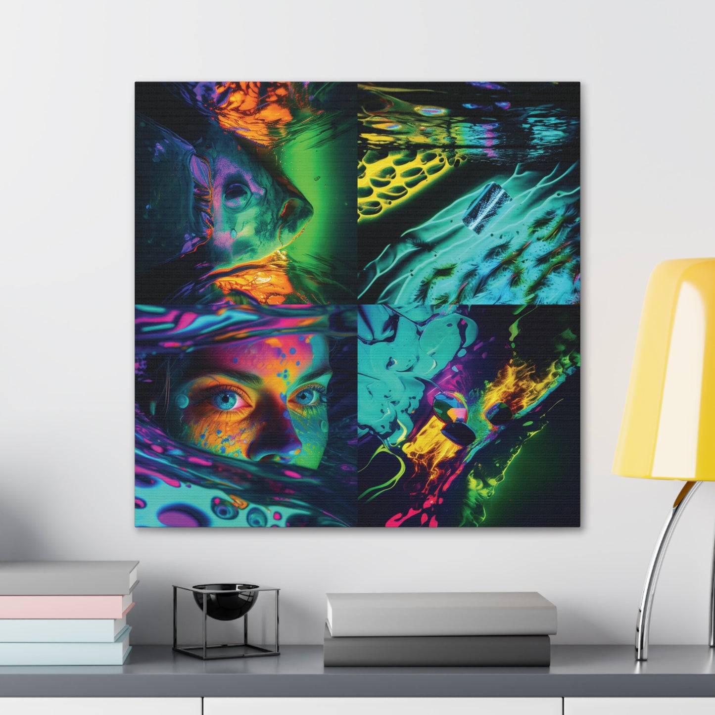 Canvas Gallery Wraps Florescent Glow 5