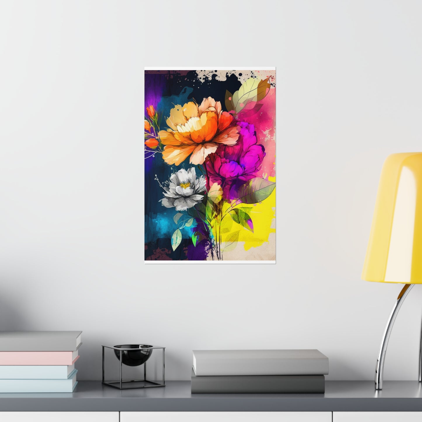 Premium Matte Vertical Posters Bright Spring Flowers 4