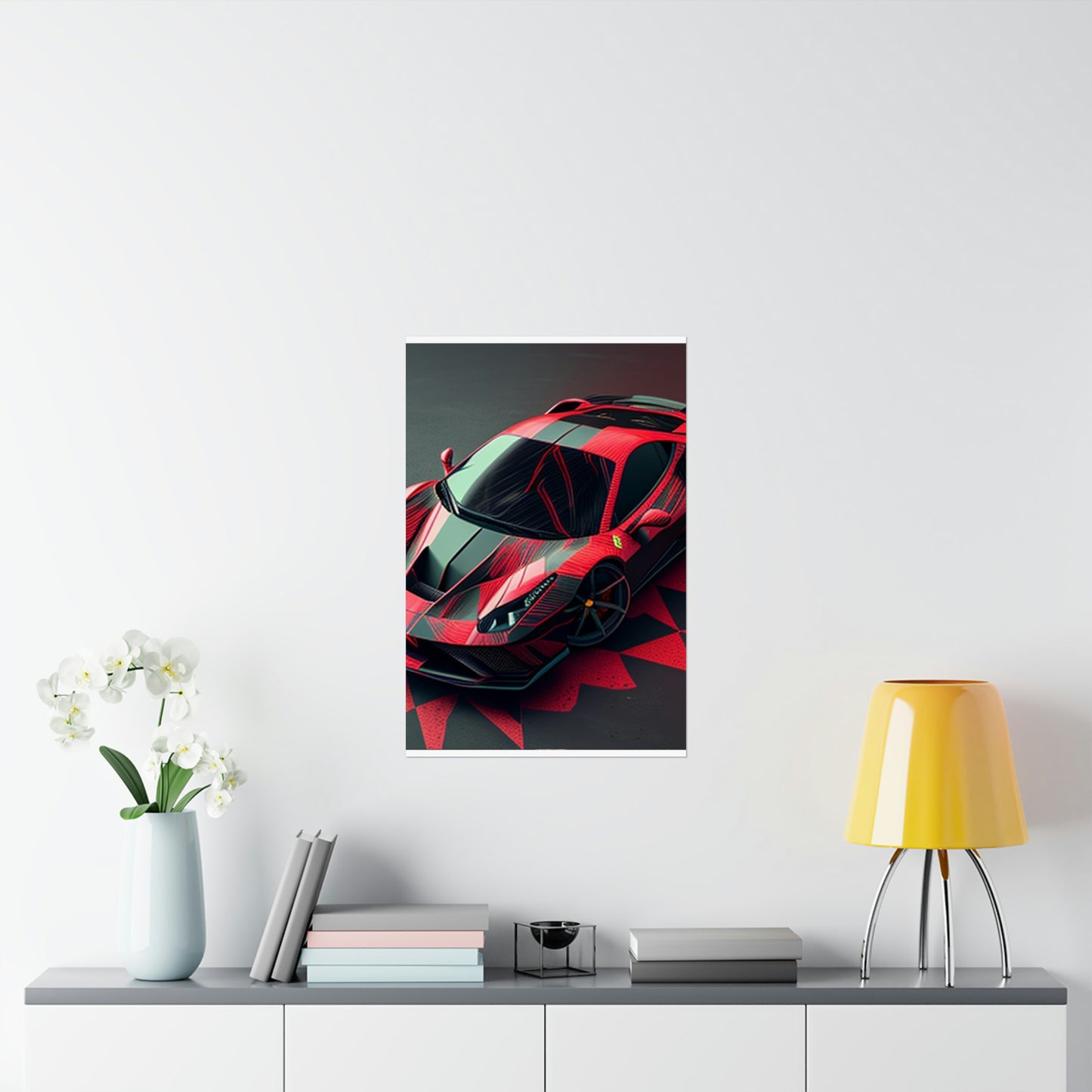 Premium Matte Vertical Posters Ferrari Hyper 2