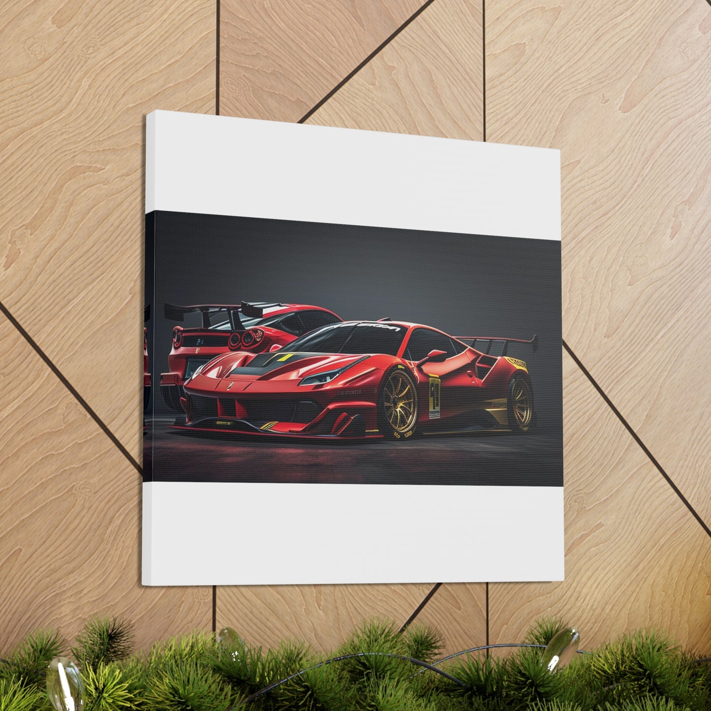 Canvas Gallery Wraps Ferrari Red 3