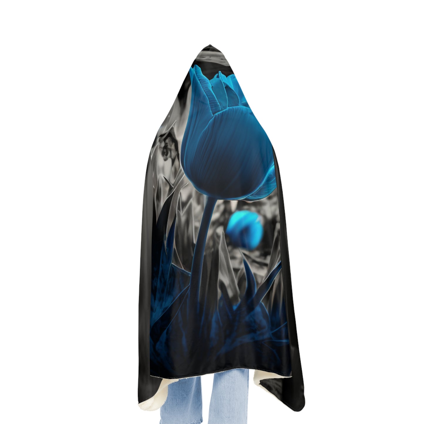 Snuggle Hooded Blanket Tulip Blue 6