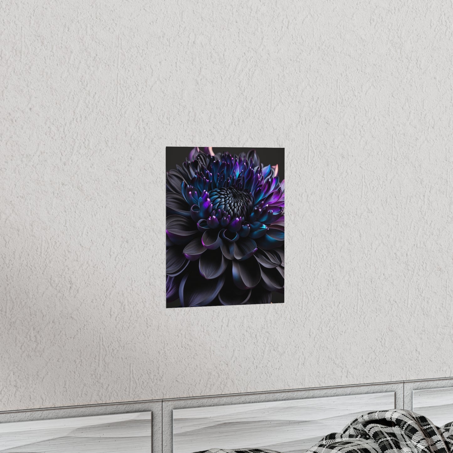 Premium Matte Vertical Posters Dahlia Purple 2