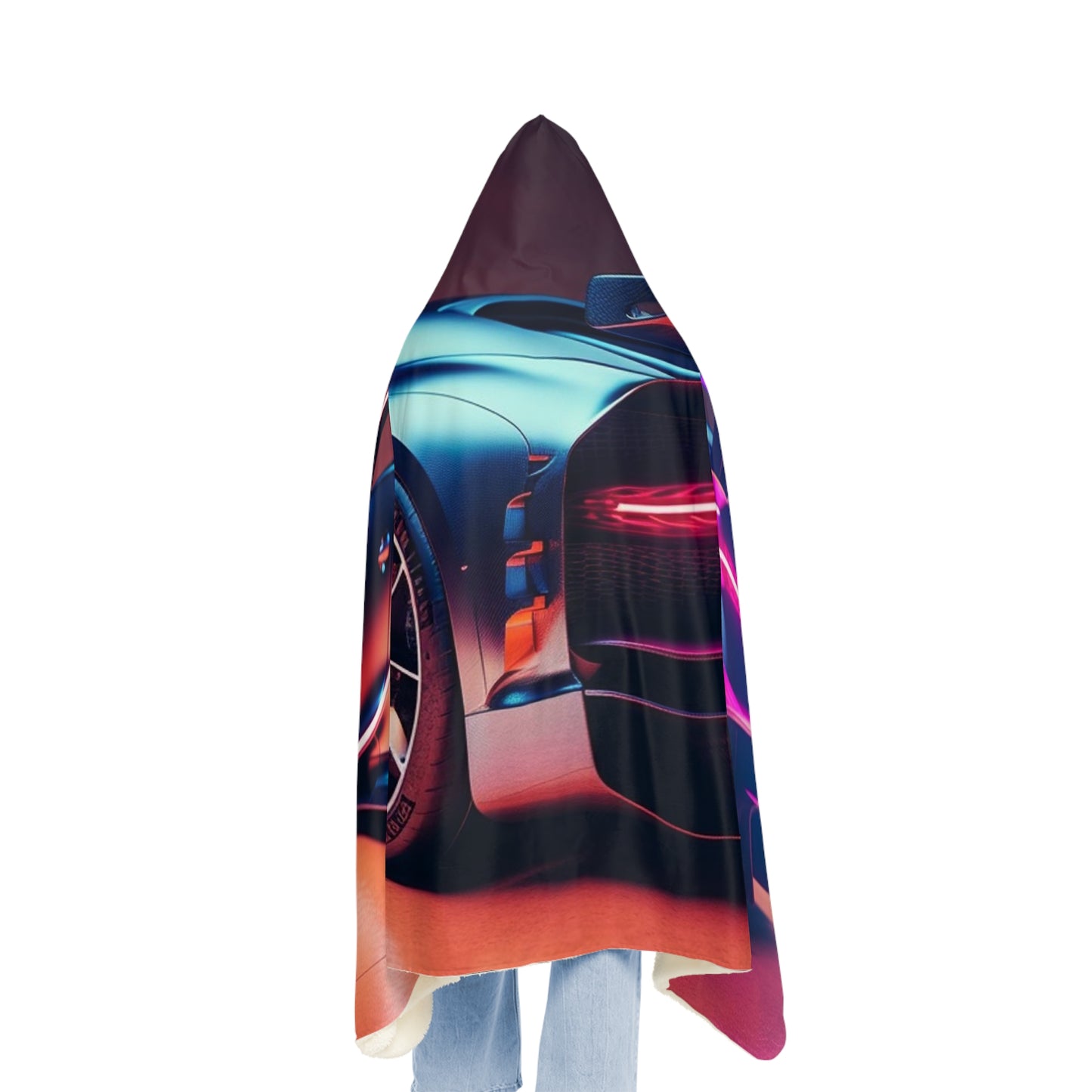 Snuggle Hooded Blanket Hyper Bugatti Neon Chiron 2