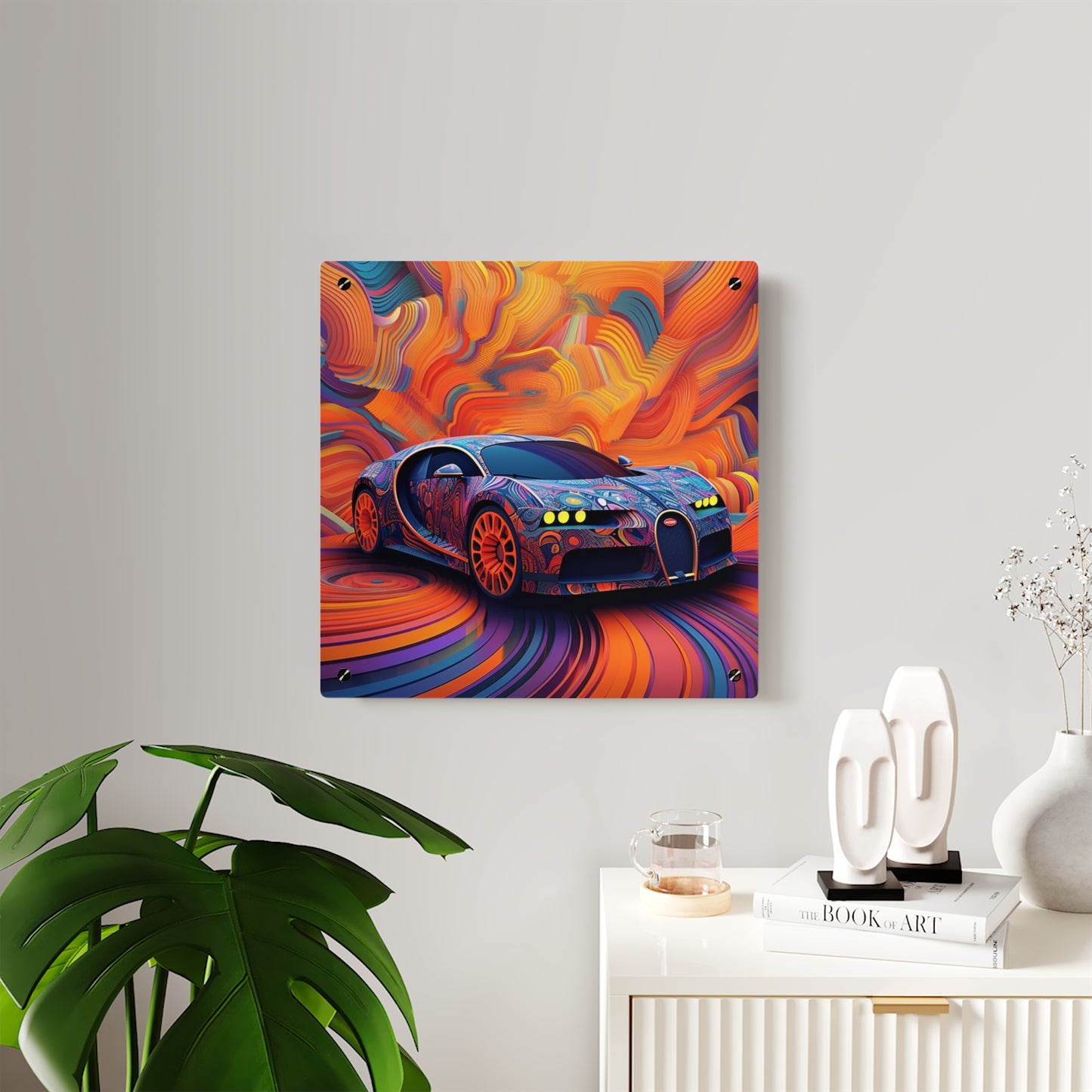 Acrylic Wall Art Panels Bugatti Abstract Concept 4