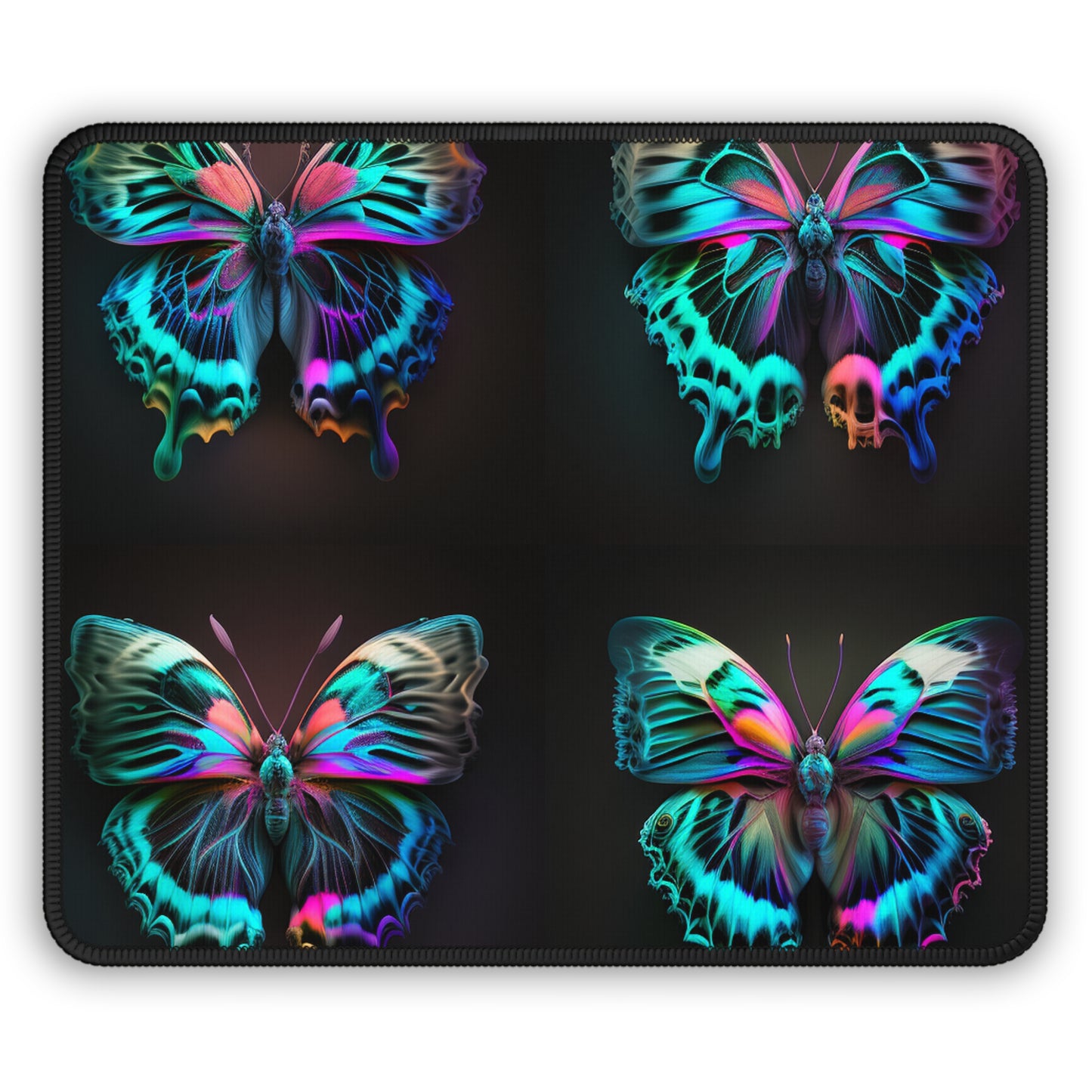 Gaming Mouse Pad  Neon Butterfly Fusion 5