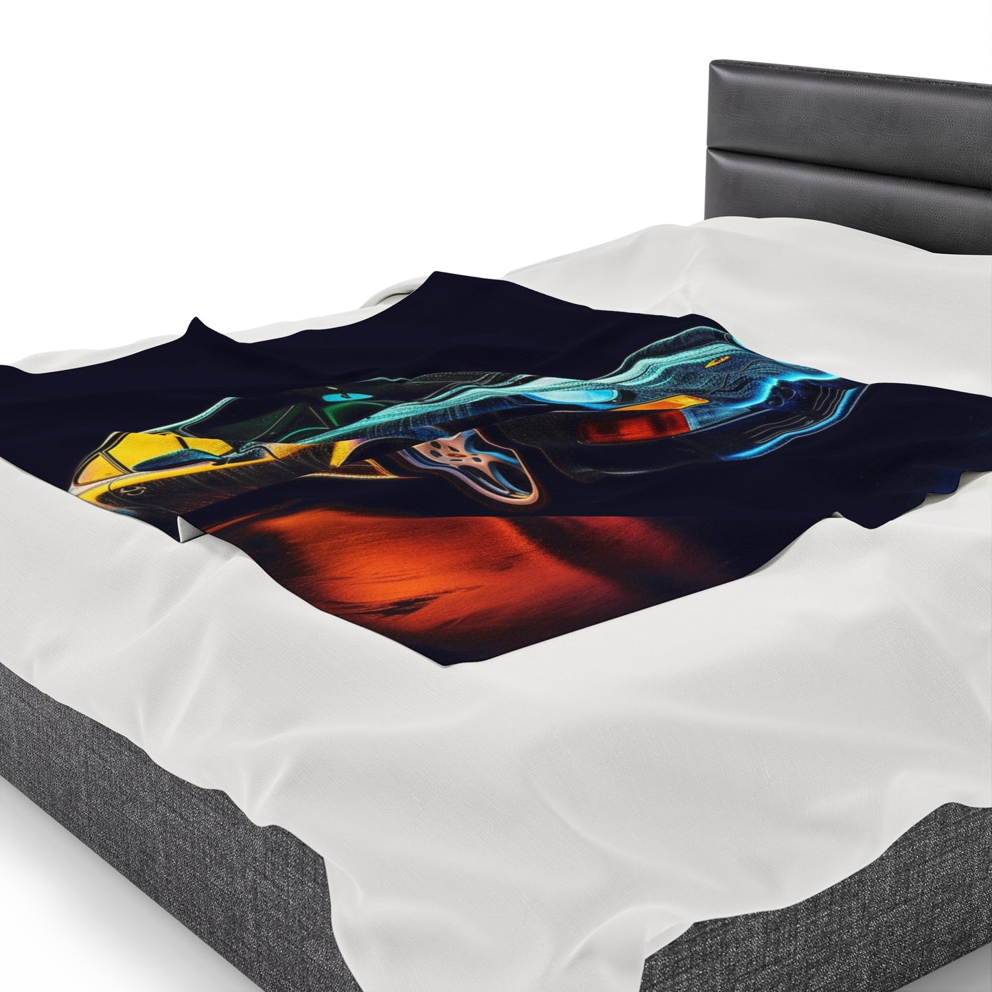 Velveteen Plush Blanket Porsche 933 3