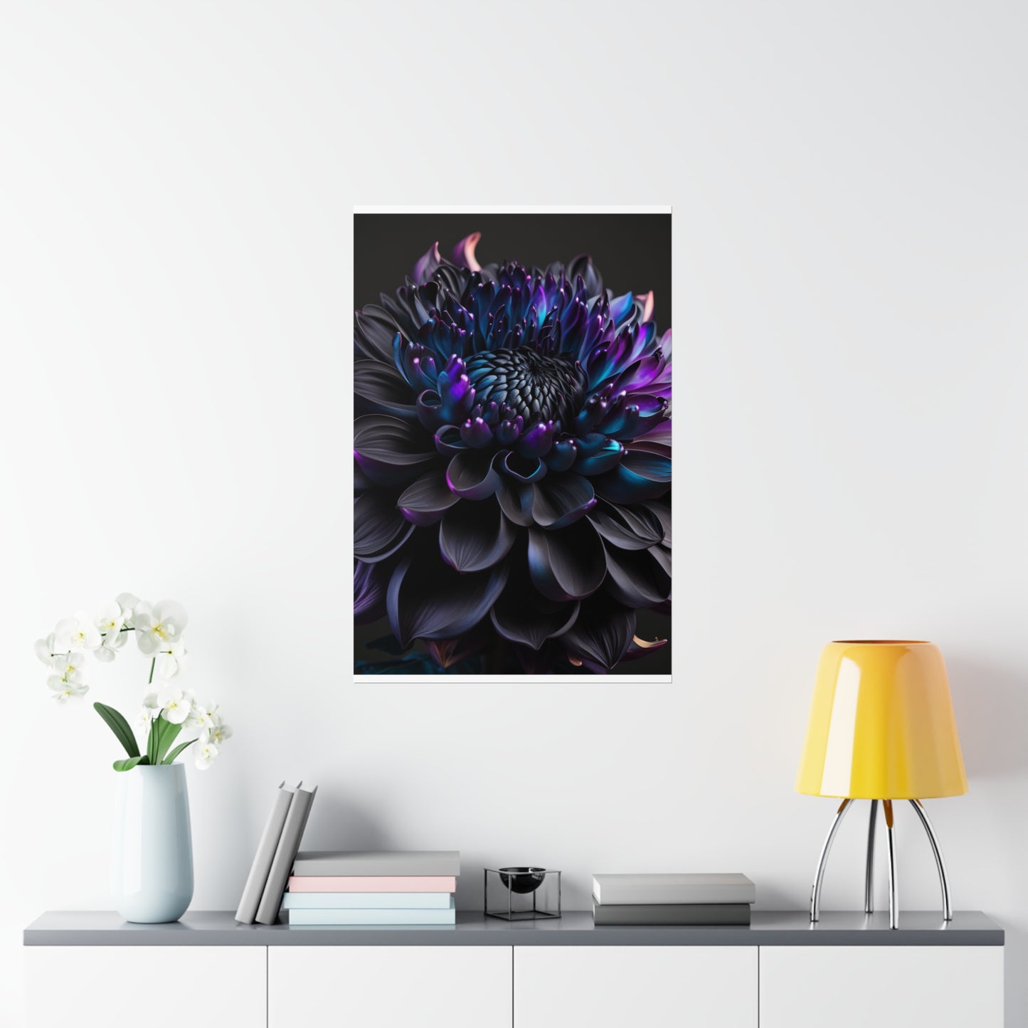 Premium Matte Vertical Posters Dahlia Purple 2