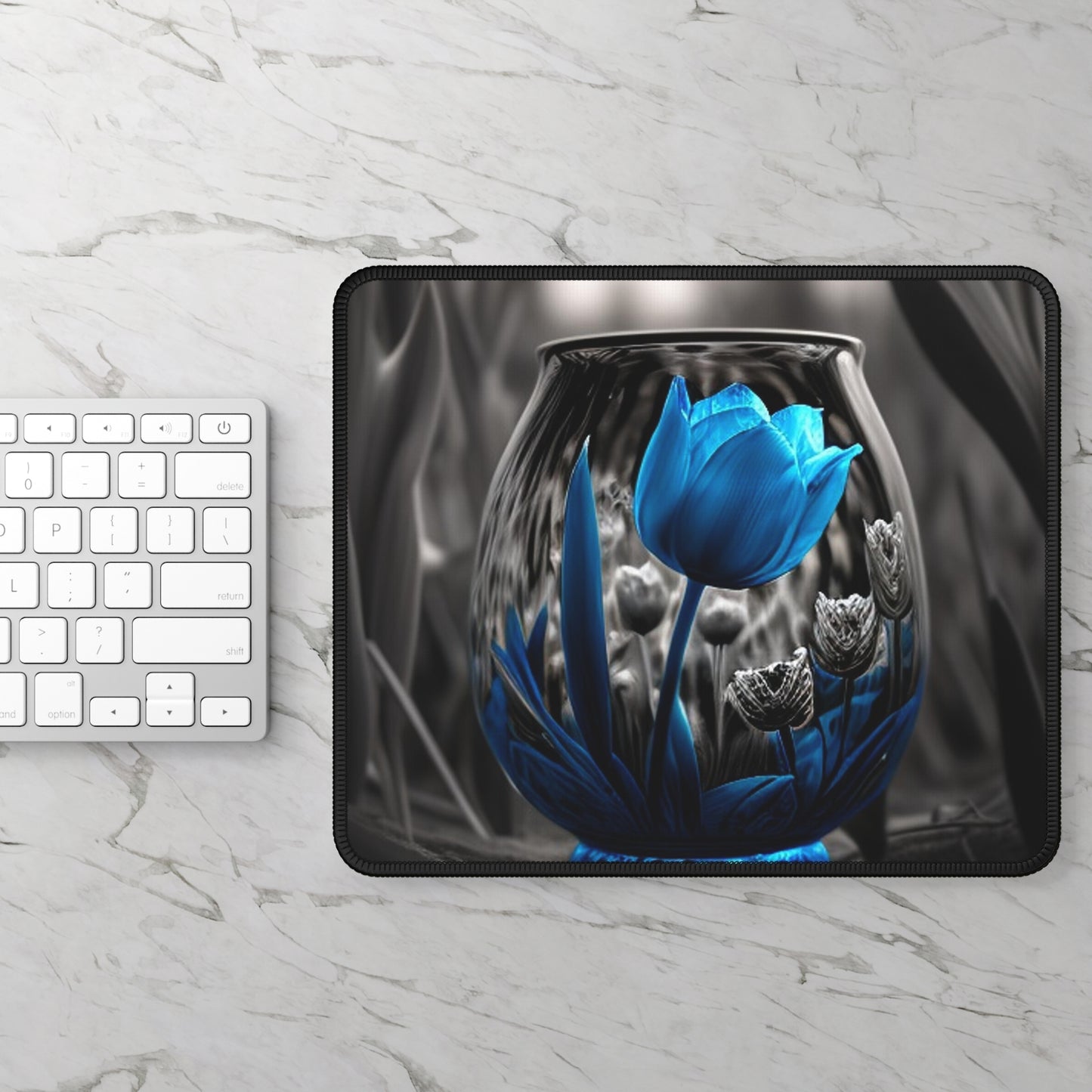 Gaming Mouse Pad  Tulip Blue 4