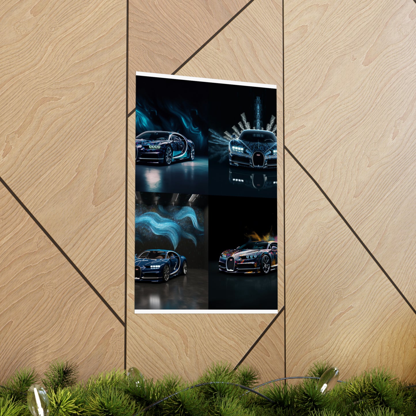 Premium Matte Vertical Posters Hyper Bugatti 5