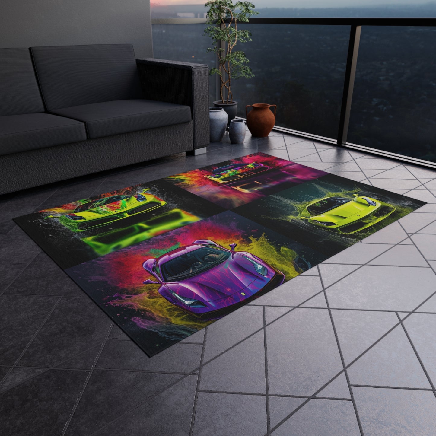 Outdoor Rug  Farrari Water 5