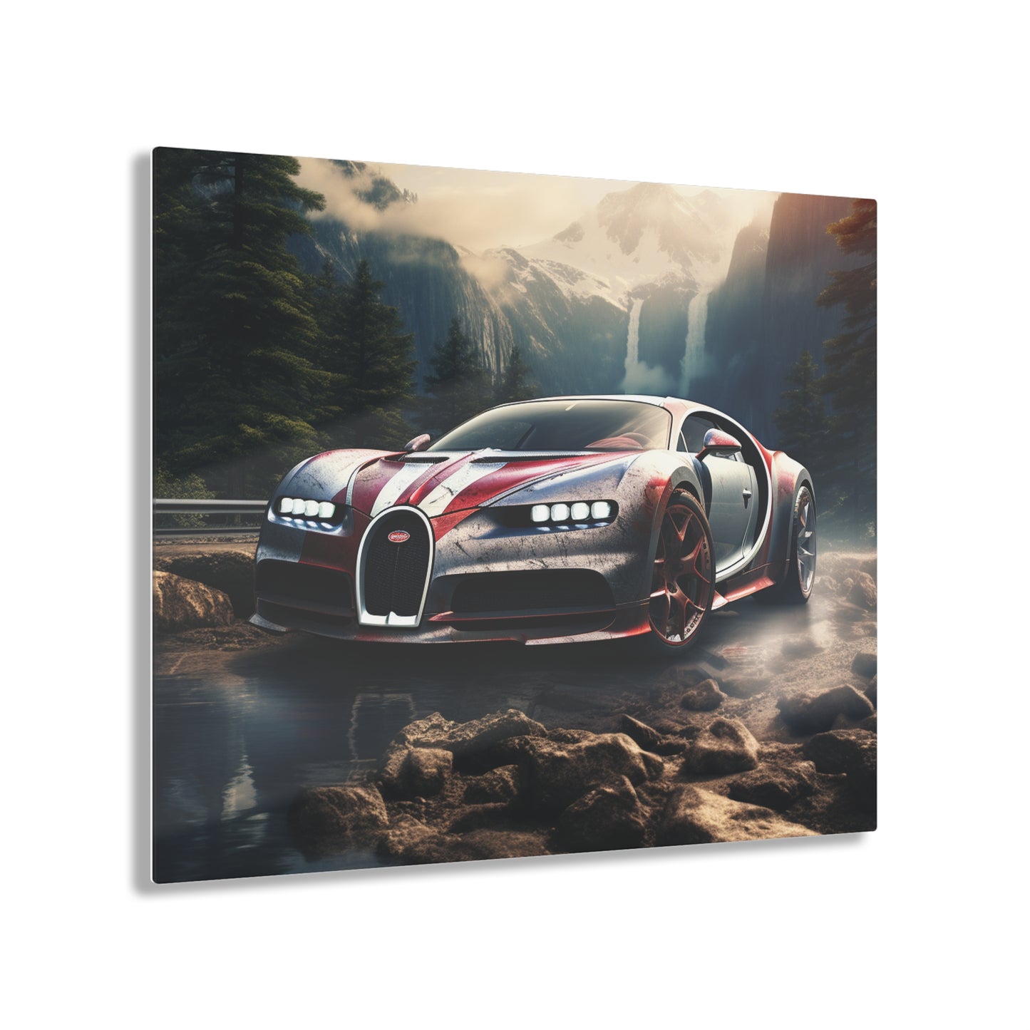 Acrylic Prints Bugatti Waterfall 4