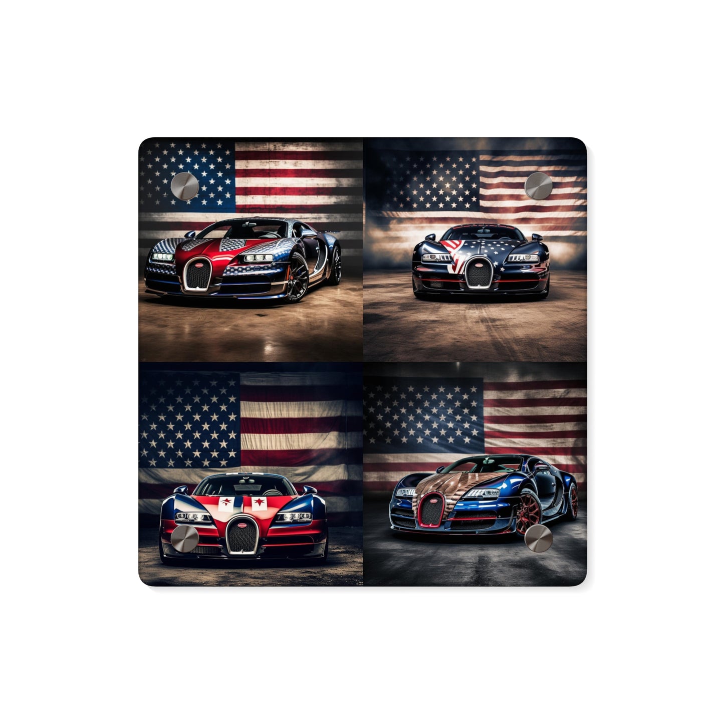 Acrylic Wall Art Panels Bugatti American Flag 5