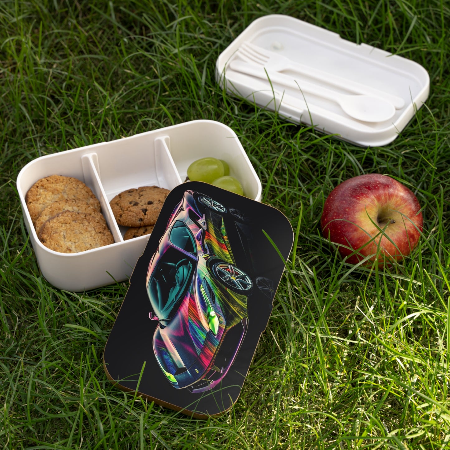 Bento Lunch Box Ferrari Color 3