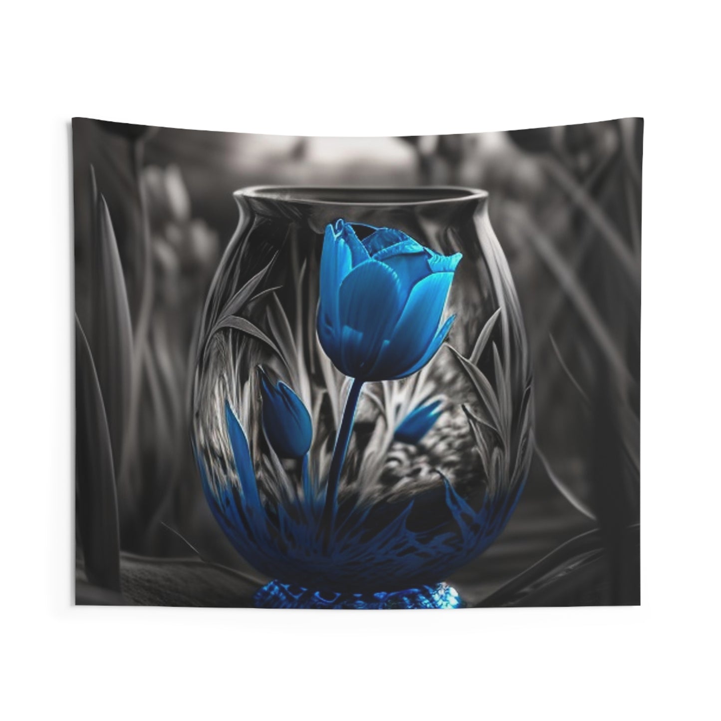 Indoor Wall Tapestries Tulip Blue 3