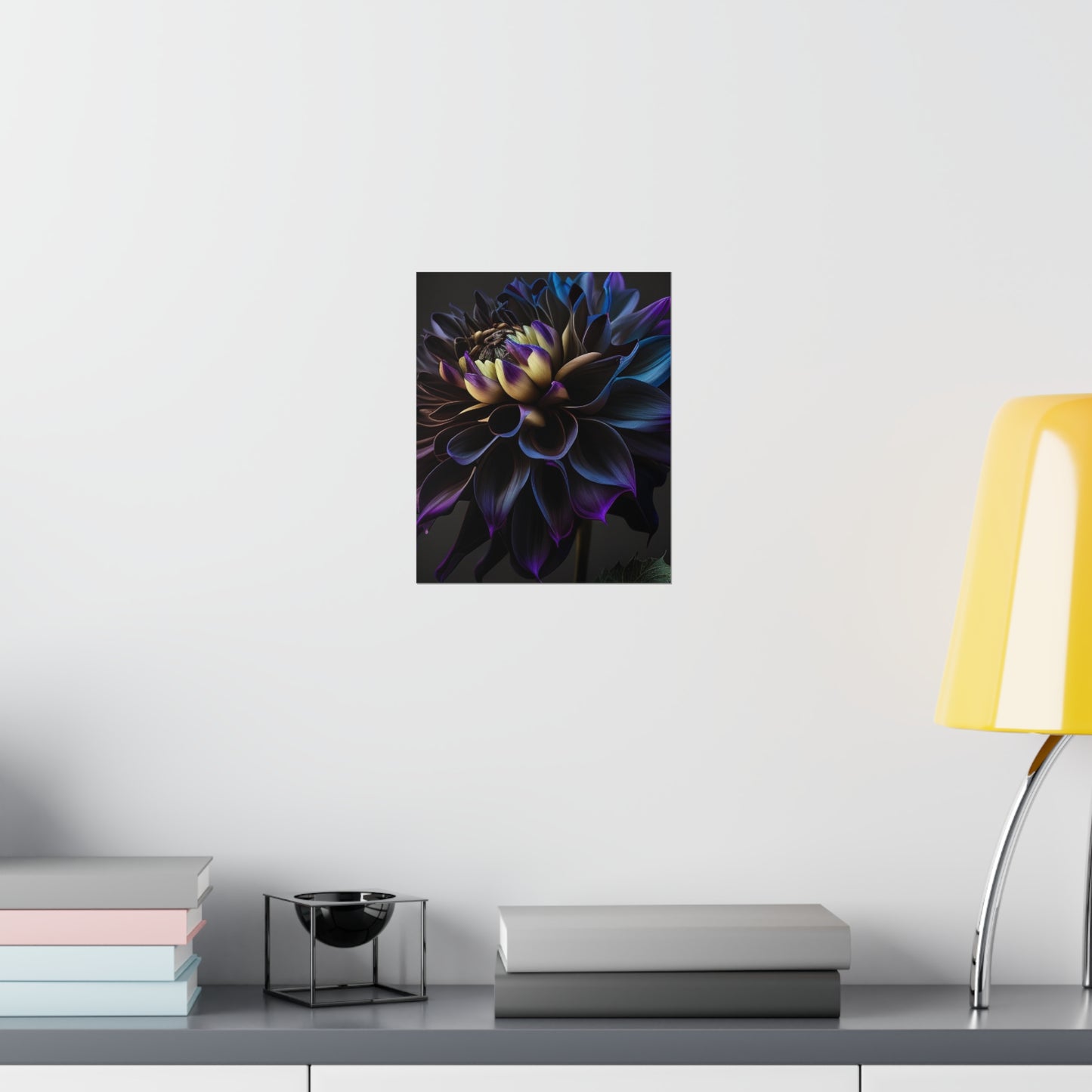 Premium Matte Vertical Posters Dahlia Purple 1