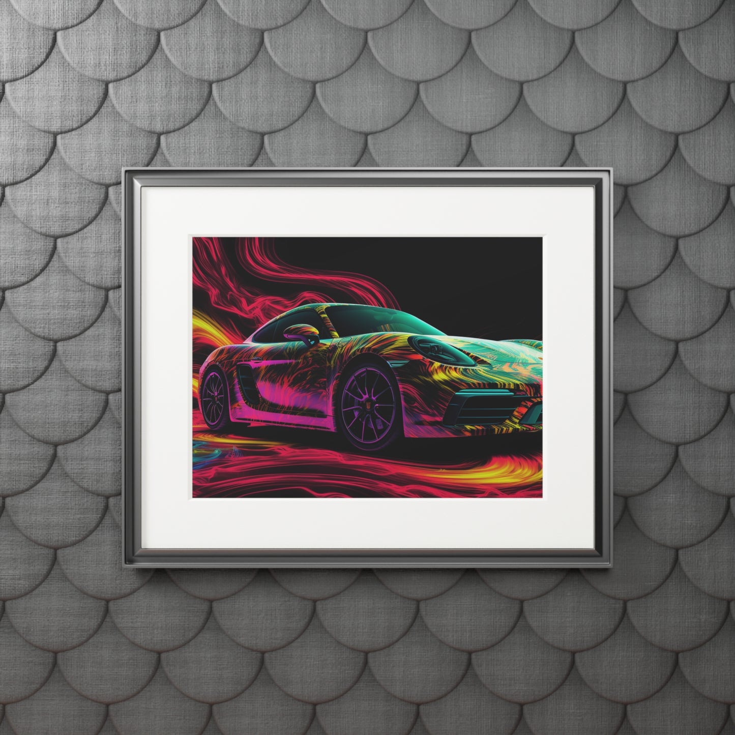 Fine Art Prints (Passepartout Paper Frame) Porsche Flair 1