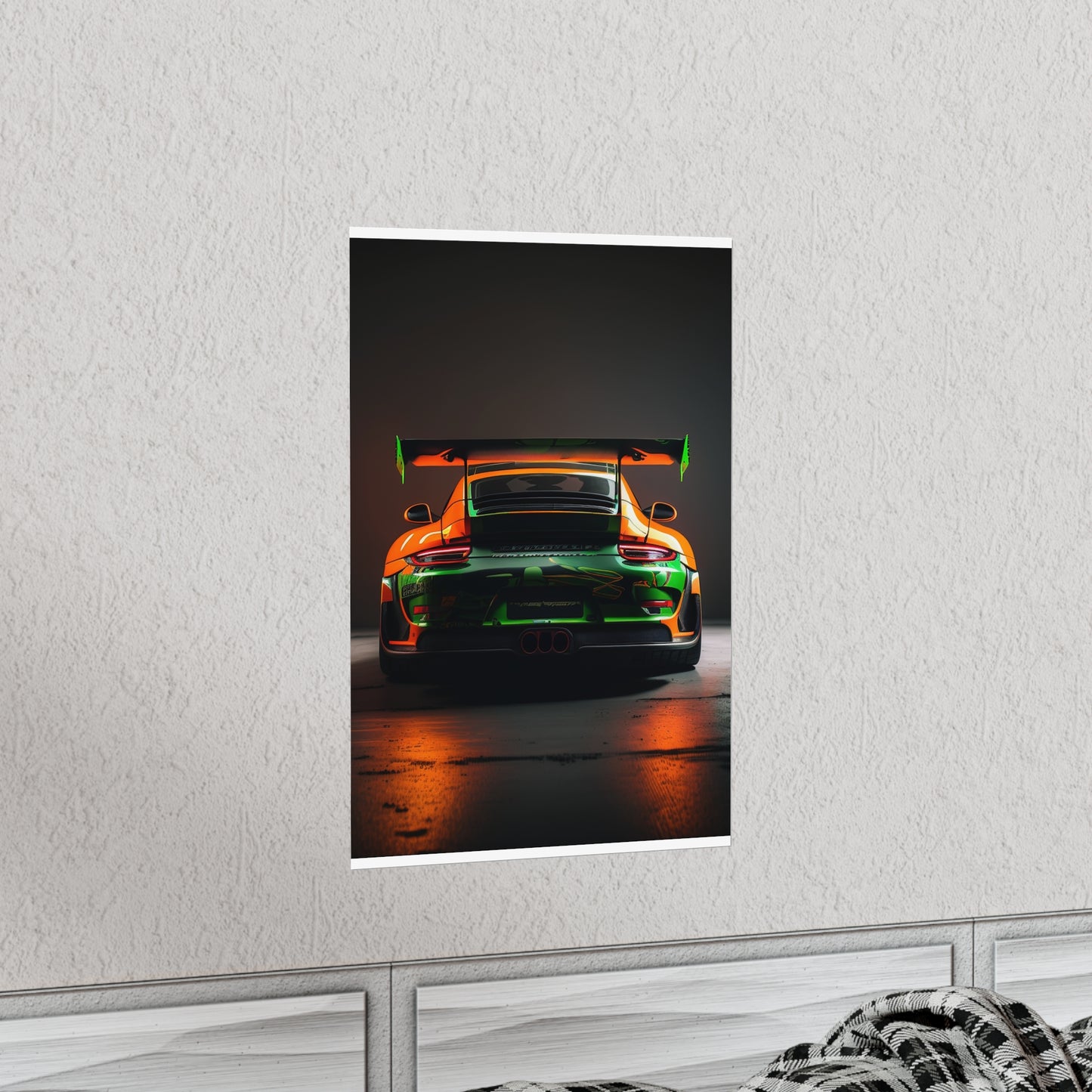 Premium Matte Vertical Posters Porsche Color 3