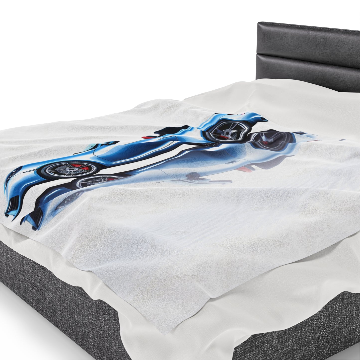 Velveteen Plush Blanket 911 Speedster on water 4